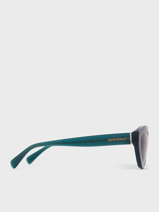 Emporio Armani Women's Sunglasses with Green Plastic Frame and Gray Lens EA4172 512787