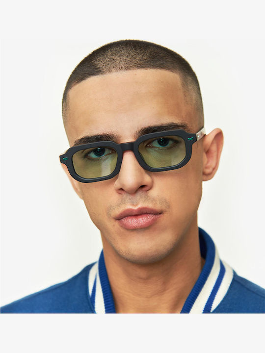 Gast PAI Unisex Sunglasses with Black Plastic Frame PA02