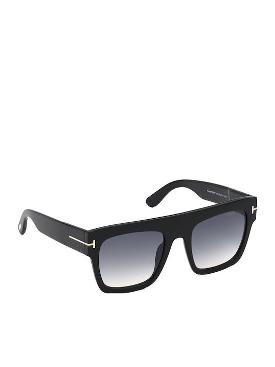 Tom Ford Renee Unisex Γυαλιά Ηλίου με Μαύρο Κοκκάλινο Σκελετό και Γκρι Ντεγκραντέ Φακό FT0847 01B