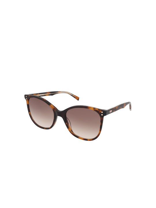 Levi's Women's Sunglasses with Brown Tartaruga Plastic Frame and Brown Gradient Lens LV5009/S 05L/HA