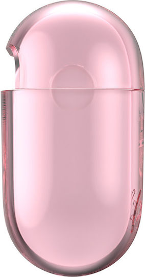 Speck Presidio Clear Microban Silicone Case with Keychain Icy Pink for Apple AirPods 3