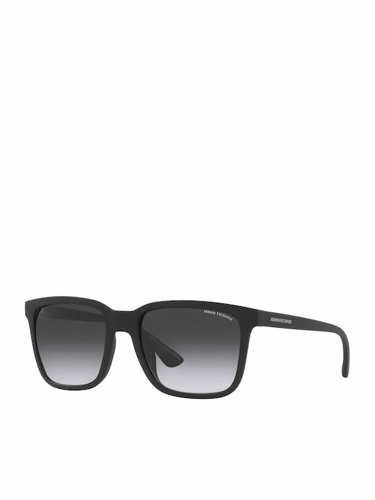 Armani Exchange Ανδρικά Γυαλιά Ηλίου με Μαύρο Κοκκάλινο Σκελετό και Μαύρο Ντεγκραντέ Φακό AX4112SU 80788G