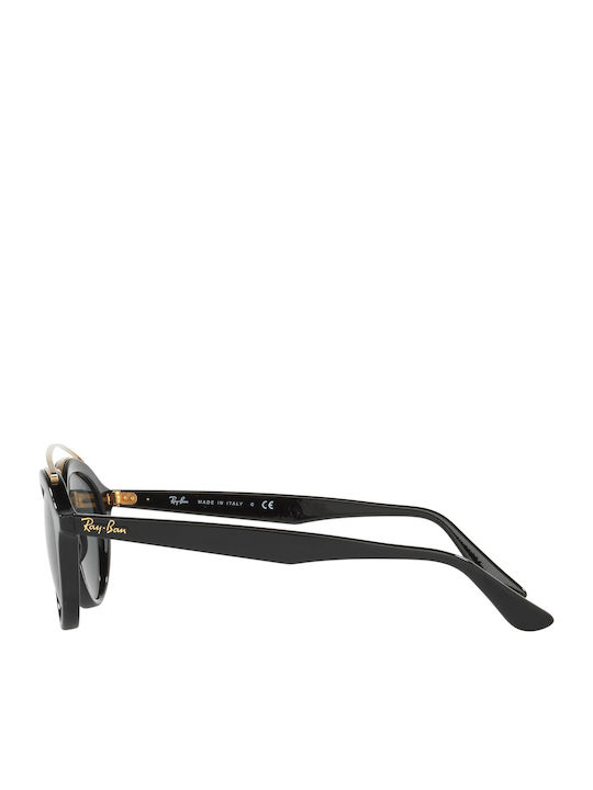 Ray Ban Gatsby II Unisex Sunglasses with Black Plastic Frame and Green Lens RB4257 601/71