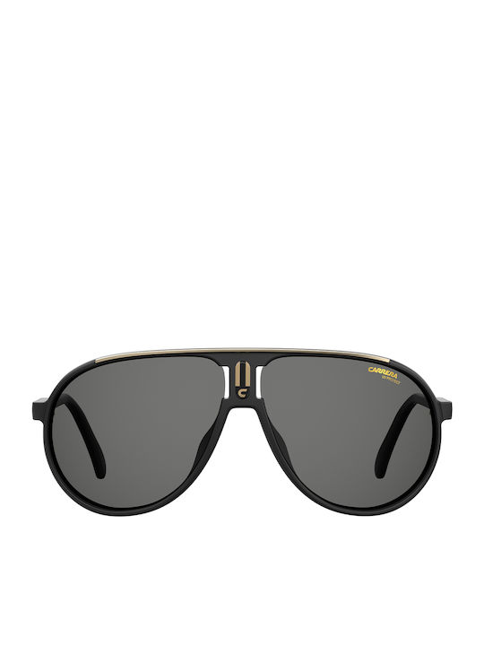 Carrera Champion Ochelari De Soare Pentru Bărbați Cu Ramă Neagră Din Plastic Și Lentile Gri