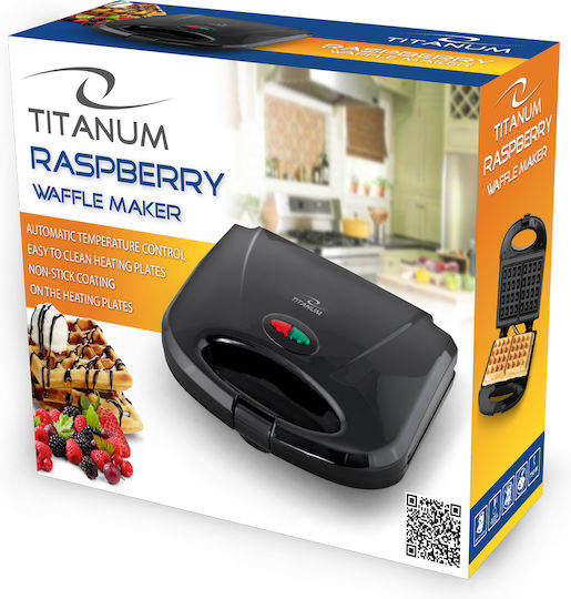 Esperanza Raspberry Гофретник за Квадратни Гофрети 2 Места 750W
