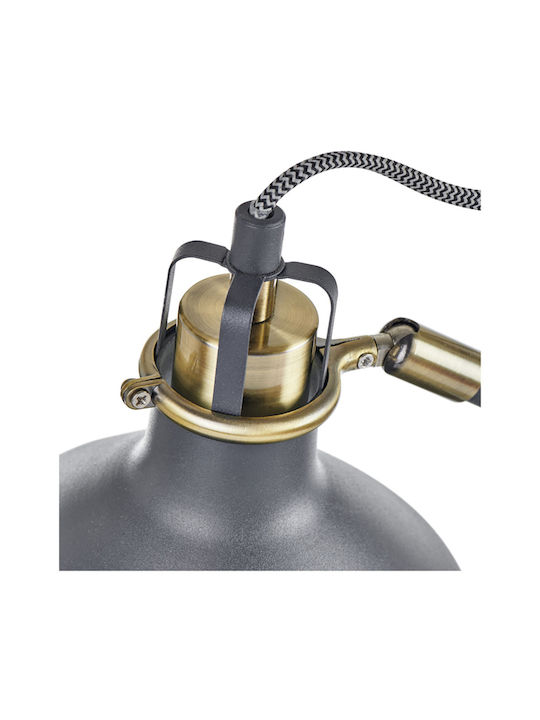 Emos Harry Office Lamp with Foldable Arm in Gray Color