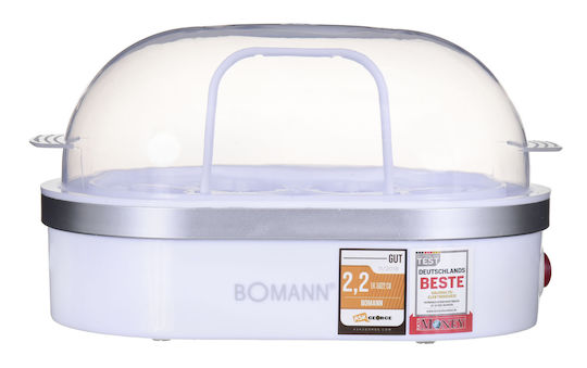 Bomann EK 5022 Βραστήρας Αυγών 6 Θέσεων 400W Ασημί