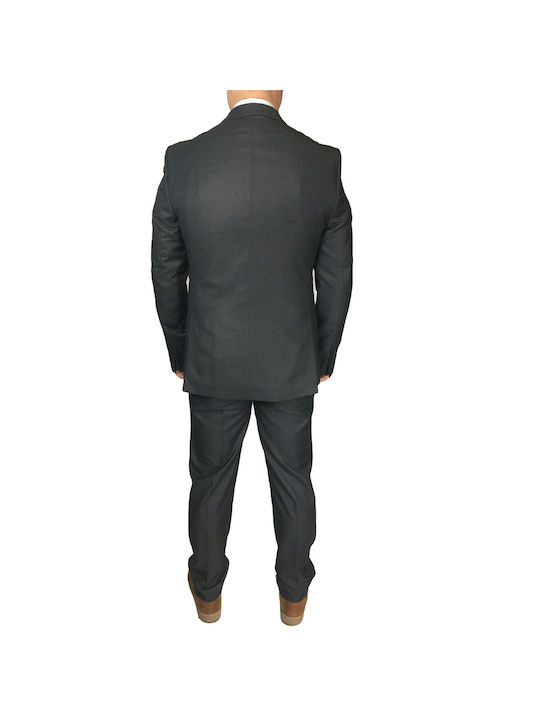 SLIM FIT CHARCOAL SUIT 101.14.ESCAPE FREEMAN (101.14.ESCAPE-1-)