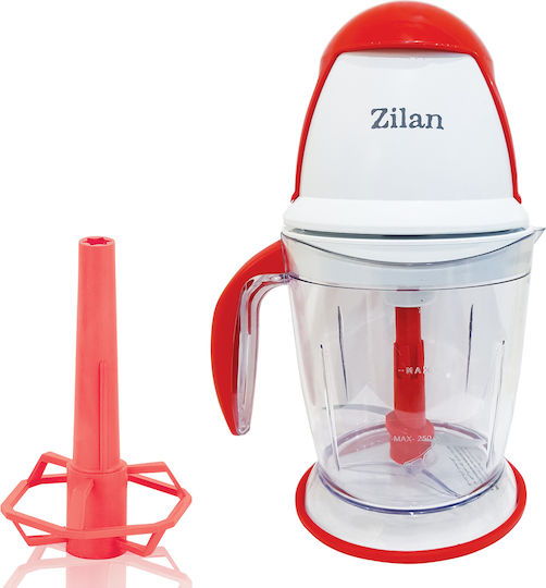 Zilan Мини Чопър Multi 500W с Контейнер 1.5лт Червен