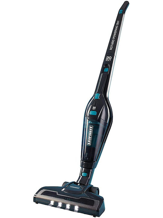 Leifheit Rotaro PowerVac 2in1 Rechargeable Stick & Handheld Vacuum 20V Black