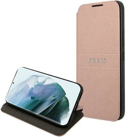 Guess Saffiano Book Piele artificială Roz (Galaxy S22+ 5G - Galaxy S22+ 5G)