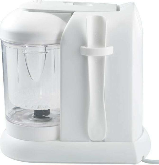 Beaba Babycook Solo 912675 Aparat de gătit cu aburi pentru bebeluși cu Blender 1.1lt Alb/Argintiu