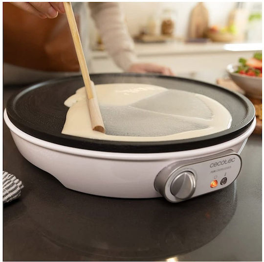 Cecotec Fun Crepelicious Κρεπιέρα 30.5cm Λευκή 1000W