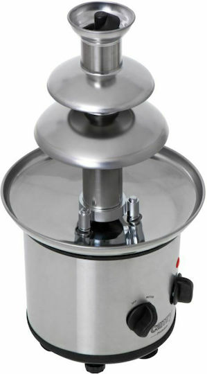 Camry Silver Chocolate Fountain with 3 Flats CR 4488 320W 21.4x21.4x40cm