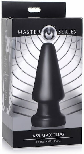 XR Master Series Ass Max Anal Plug Large Black 17.8cm