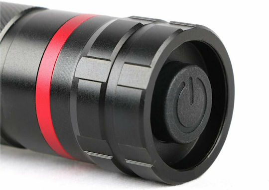 Entac Φακός LED IP54 με Μέγιστη Φωτεινότητα 300lm EFL-ZOOM-5W-ALU