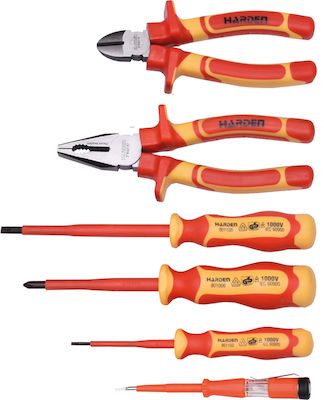 Harden Set 6 Electrician VDE 1000V Screwdrivers