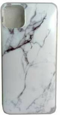 Wozinsky Marble Silicone Back Cover White (Galaxy A51)