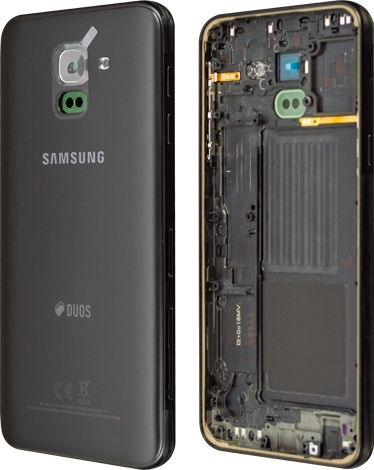 Samsung Batterieabdeckung Schwarz für SAMSUNG J600F