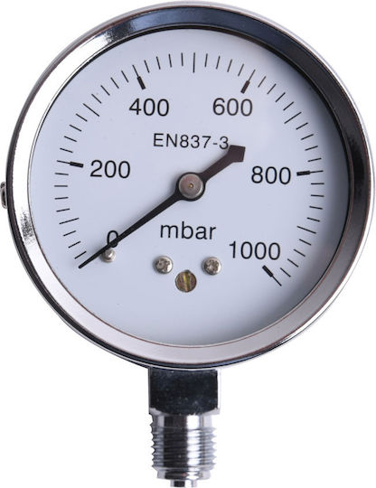 65.04.02.05 Manometer Inox ∅63 1.000 Mbar