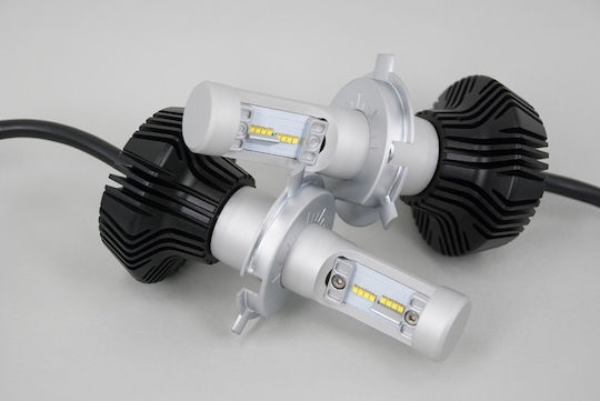 Heleco Λάμπες Αυτοκινήτου & Μοτοσυκλέτας H4 LED 6500K Ψυχρό Λευκό 12-24V 22W 2τμχ