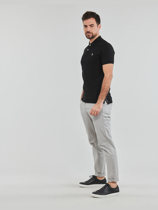 Polo Short Sleeve Blouse Black