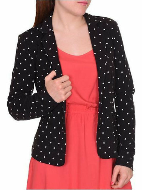 Only Blazer pentru femei Cu talie Sacou Negru Only Blazer pentru femei Cu talie Sacou Negru