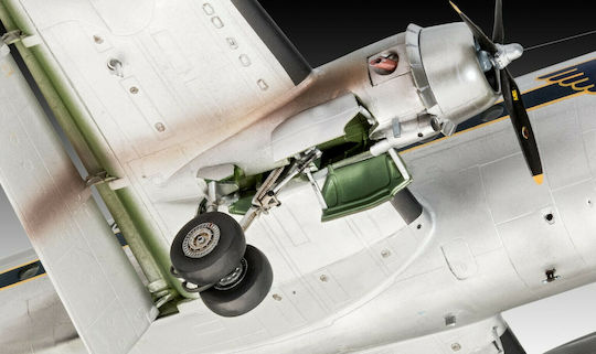 Revell Φιγούρα Μοντελισμού Αεροπλάνο C-54D Berlin Airlift "701th Anniversary" 352 Κομματιών σε Κλίμακα 1:72 40.1x49.7εκ.
