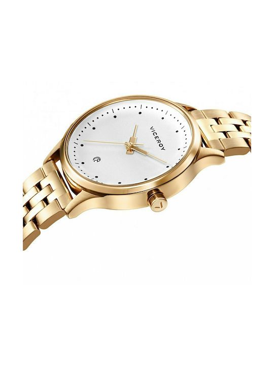 Viceroy Watch with Gold Metal Bracelet