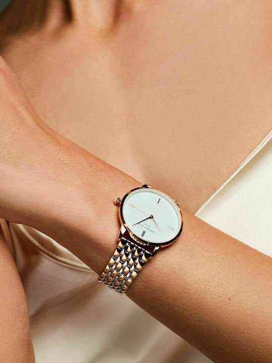Rosefield The Pearl Uhr mit Batteriewerk
