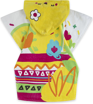 Tuc Tuc Kids Beach Poncho Yellow 62 x 59cm