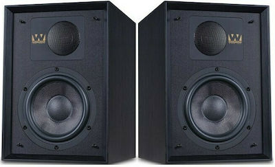 Wharfedale Denton 85 S019.31742 Paar Hi-Fi Lautsprecher Buch selbst 120W 2 Anzahl von Fahrern B24xT27.5xH34cm. Schwarz