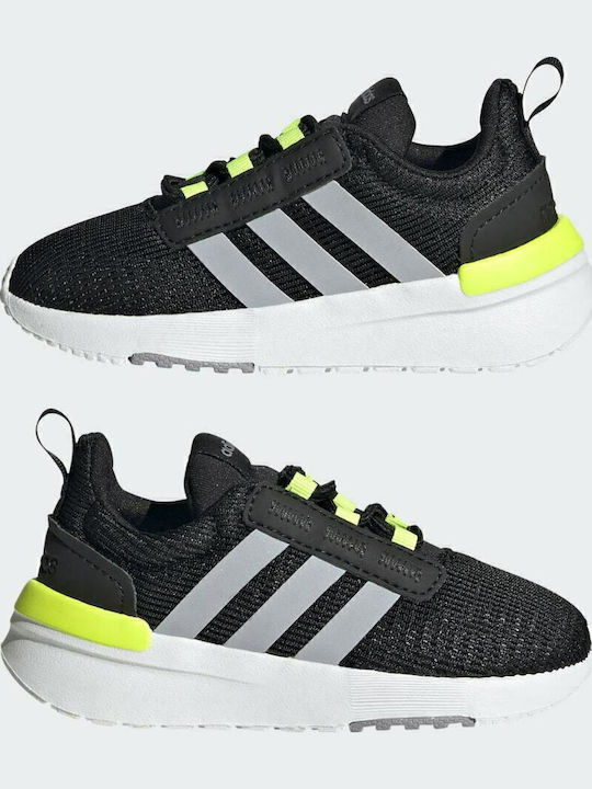 Racer TR21 I Wasserdicht Kinder Sportschuhe Laufen mit Schnürsenkeln Core Black / Halo Silver / Solar Yellow