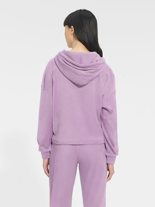 UGG Belden Hanorac Violet Lake Cu Glugă
