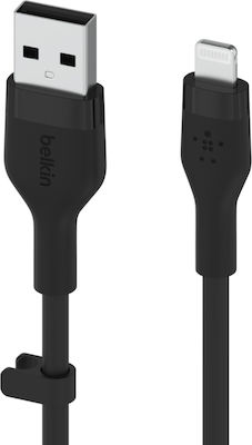 Belkin BoostCharge Flex USB-A zu Lightning Kabel Schwarz 3m (CAA008BT3MBK)