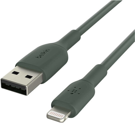 Belkin Regular USB-A la Cablu Lightning 12W Verde 1m (CAA001bt1MMG)