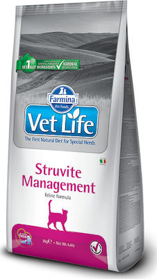 Farmina Vet Life Struvite Management Dry Food for Cats with Sensitive Urinary System with Corn / Chicken 2kg