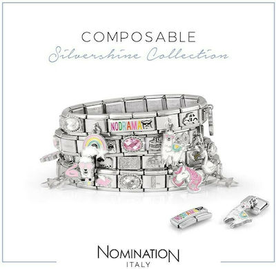 Nomination Composable Classic Metallic Threaded Motif for Jewelry