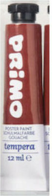 Primo Tempera Tempera Colour Paint Tube 12ml Brown