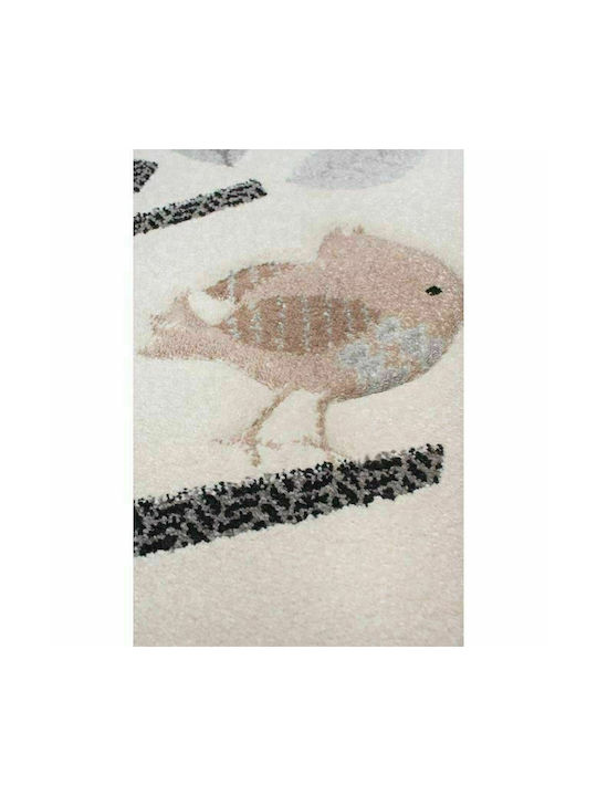 Βιοκαρπέτ -860 Παιδικό Χαλί Γκρι 160x230cm Πάχους 13mm