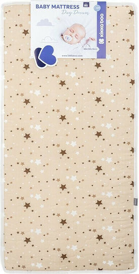 Kikka Boo Mattress Crib DayDream Stars Beige 60cmx120cmx10cm