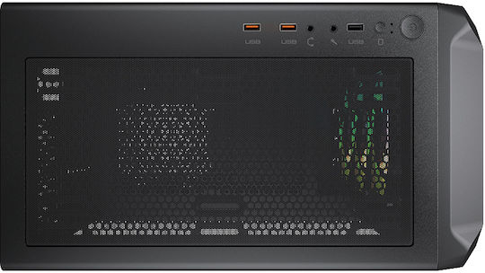 Cougar Archon 2 Mesh RGB Gaming Midi Tower Κουτί Υπολογιστή με Πλαϊνό Παράθυρο Black