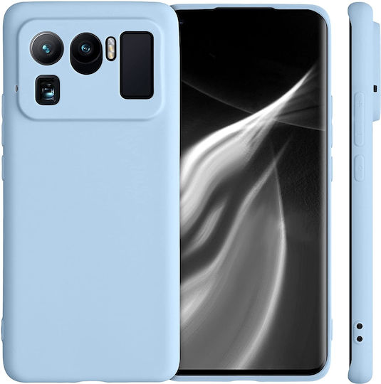 KWmobile Umschlag Rückseite Silikon Light Blue Matte (Xiaomi Mi 11 Ultra)
