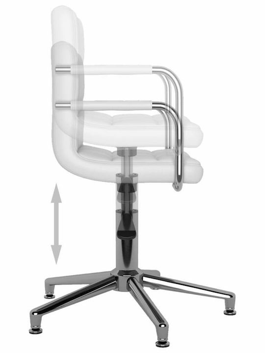Stuhl mit Armlehnen White 48x47x74.5cm 1Stück