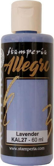 Stamperia Allegro Acrylic Paint Set in Purple color Lavender 59ml 1pcs