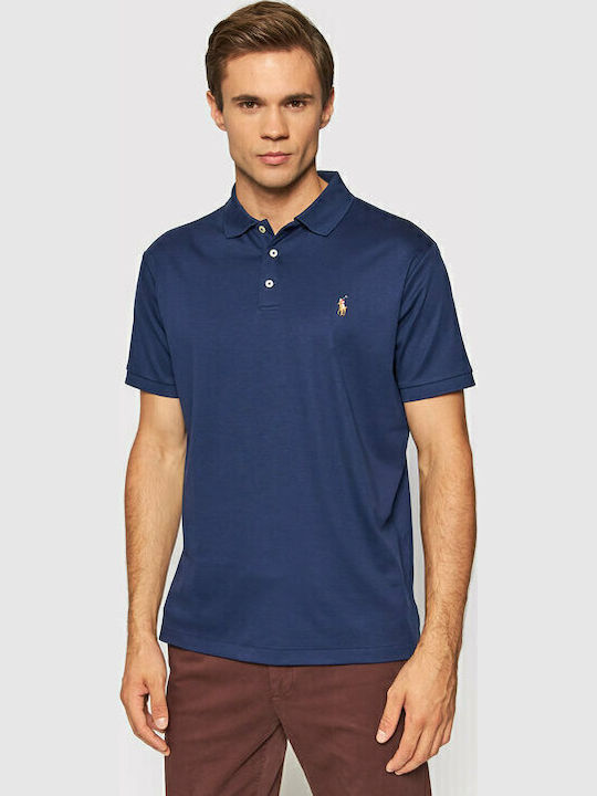 Polo Short Sleeve Navy Blouse