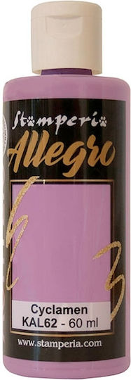 Stamperia Allegro Acrylic Paint Set in Fuchsie color Zyklame 59ml 1Stück