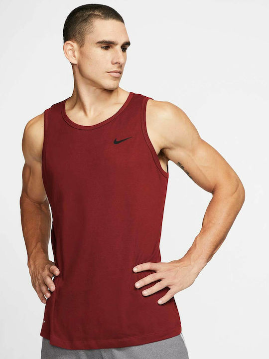 Dri-Fit Athletic T-shirt Burgundy