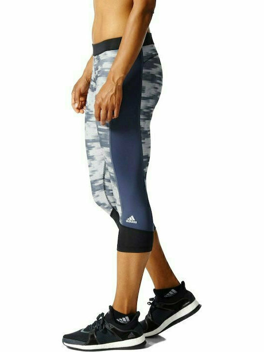 Adidas Ausbildung Frauen Capri Leggings Blau