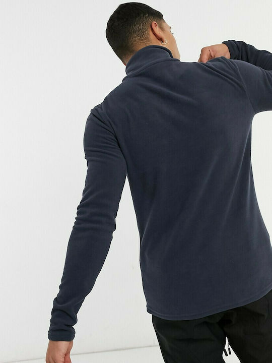 Perfecto Fleece Блуза с дълъг ръкав Тъмносиня